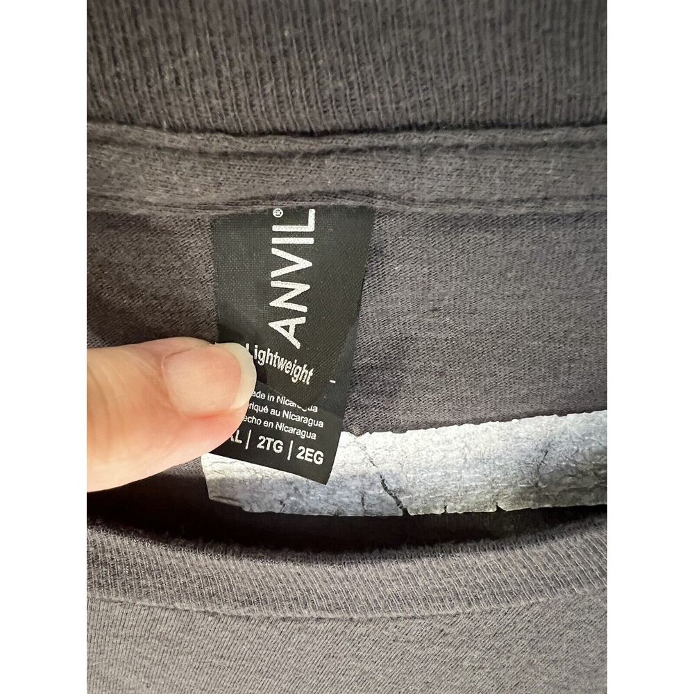 Graphic T Shirt Mens Size 2XL Gray I Have To Many Guns Said No one Ever - Picture 3 of 4